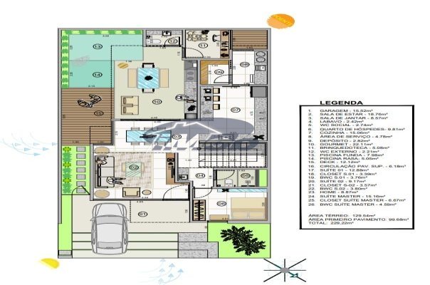 Casa de condomínio com 4 quartos, 229m², à venda em Petrolina, Loteamento Recife - Imob Petrolina
